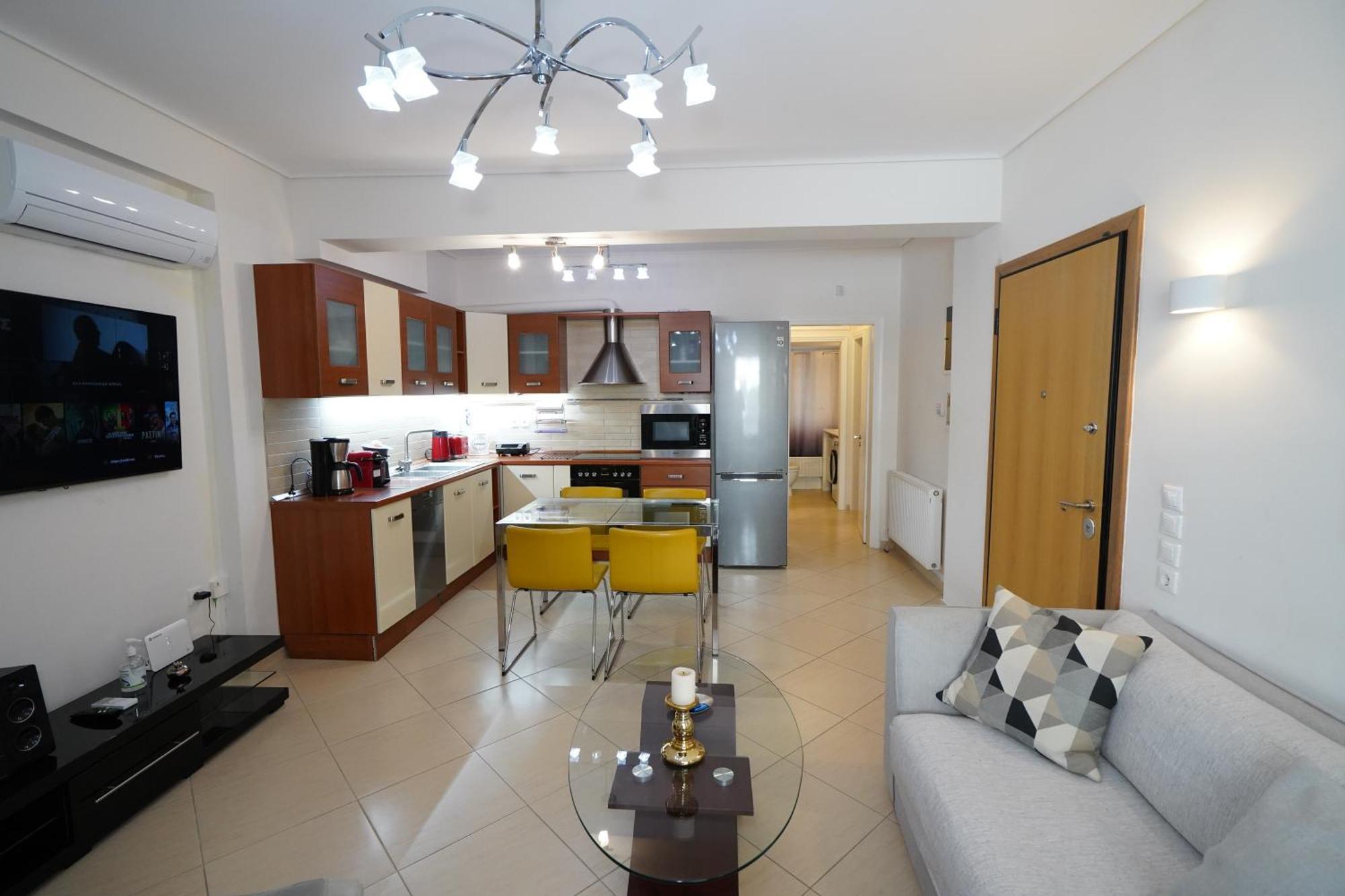 Garden Apartment Next To The Mall -Private Parking 雅典 外观 照片